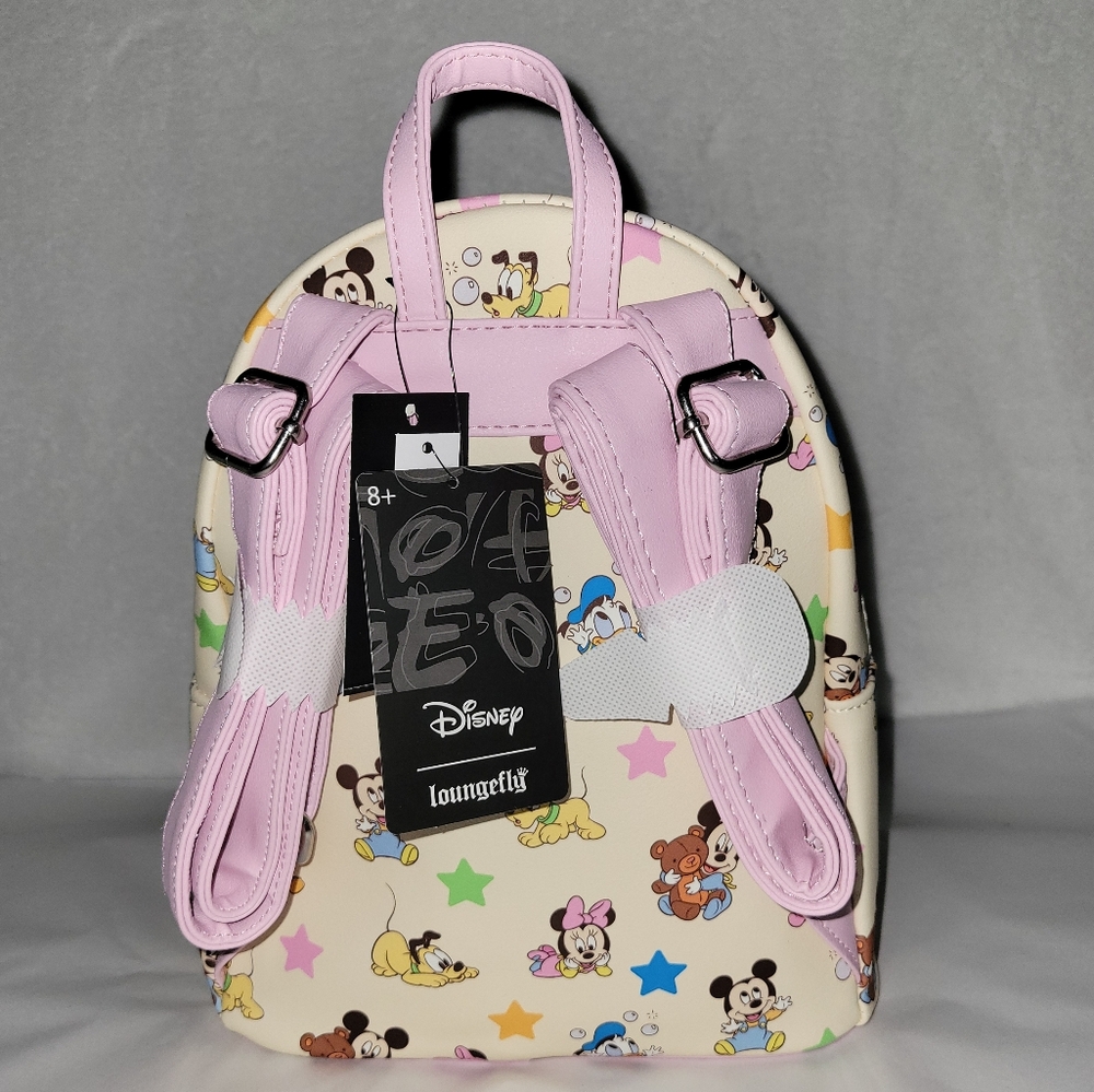 Loungefly Disney Baby Mickey Mouse And Friends Mini Backpack - Picture 8 of 8
